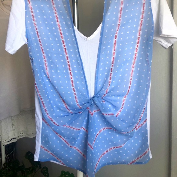 Sandro open back v-neck T-Shirt size 1 US … - Picture 5 of 8